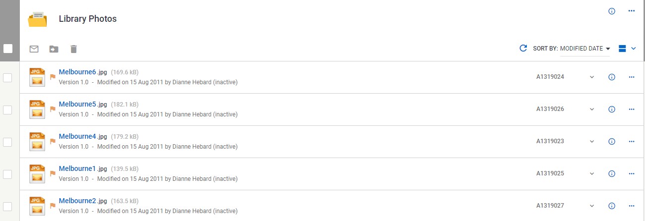 a screenshot of the Objective online view