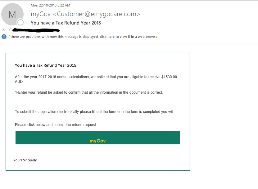 MyGov Scam