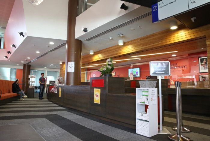 image of customer service desk