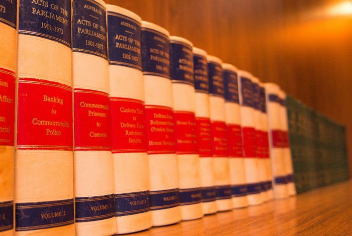 Law books