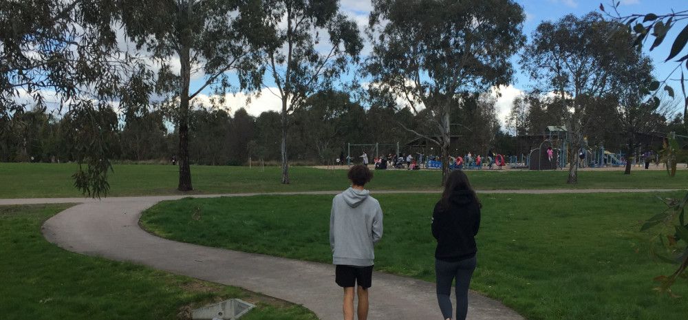 Walking at the Dandenong Wetlands