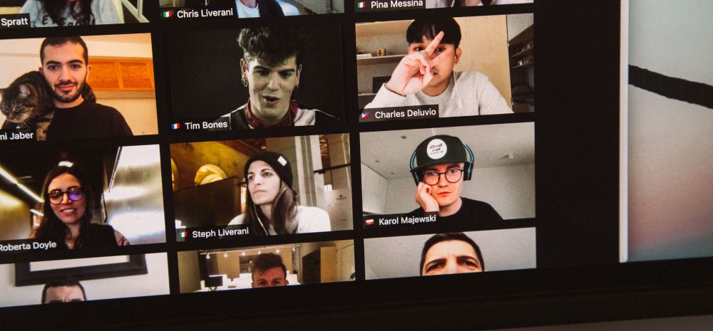 Microsoft teams on laptop