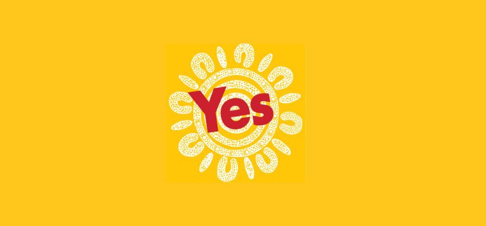 yellow background with yes words