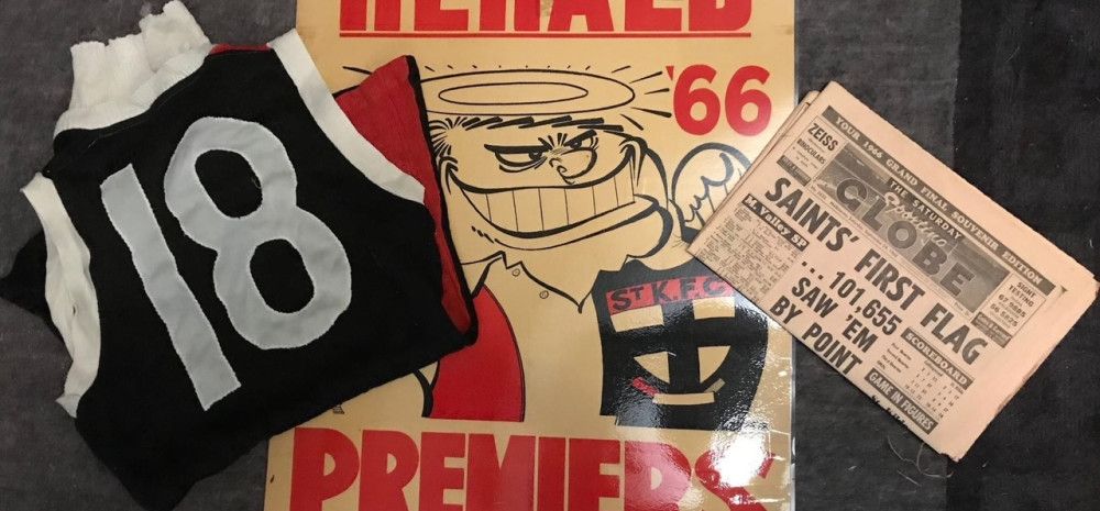 football memorabilia. 