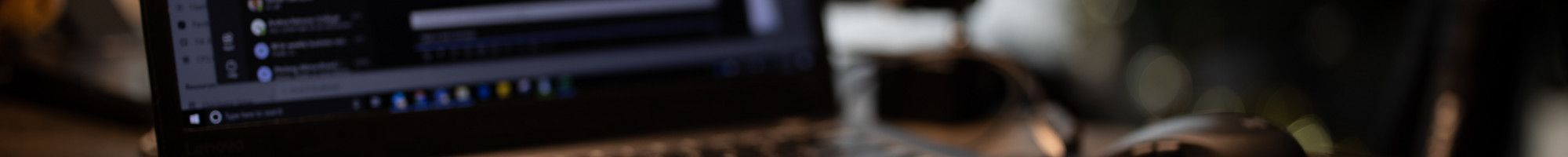 laptop with Microsoft Teams open