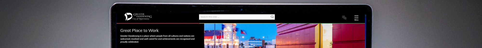 laptop with jobs site