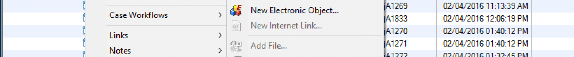 Objective screen shot