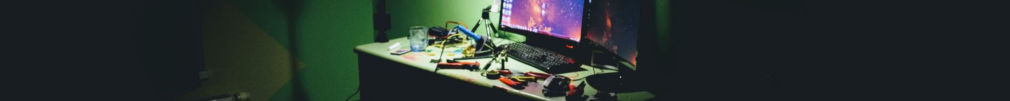 computer in the dark