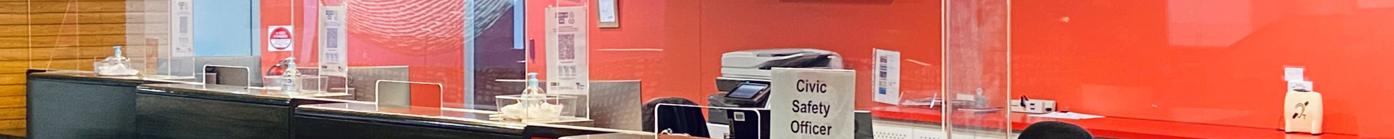 customer service counter at Dandenong 