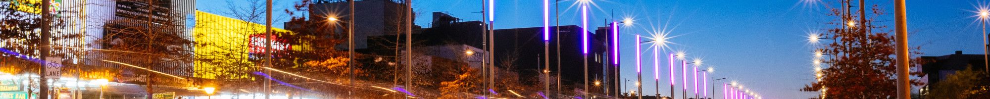 Lonsdale Street at night