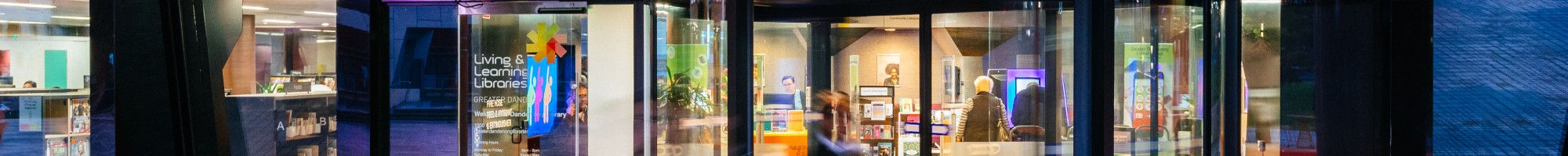 the front door of dandenong library