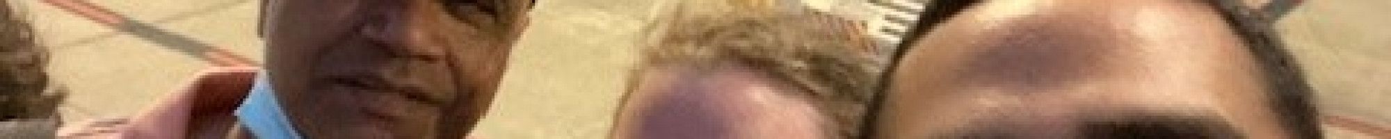 A group of people at the beach