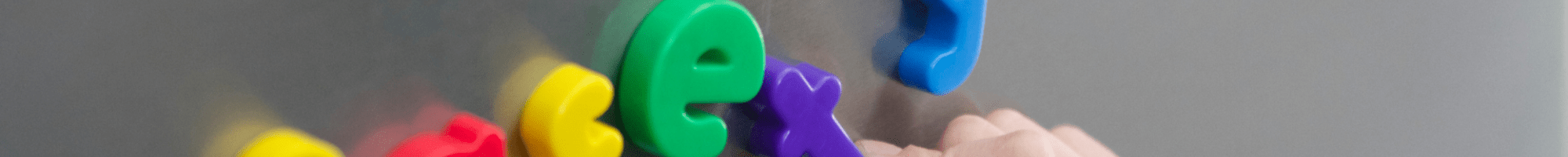 Fridge magnets spelling safety