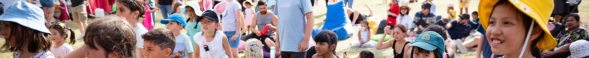 Children at a festival