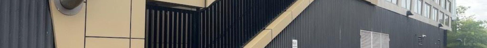 The back of the Dandenong Civic Building