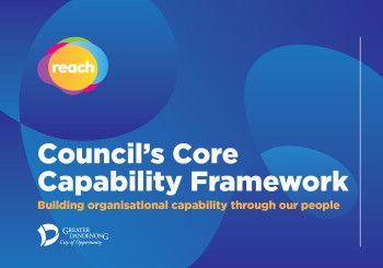 Document cover Counci's Core Capability Framework