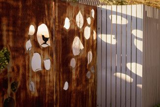 Lilian Lee - Patterns - beautiful shapes from a house gate on my walk