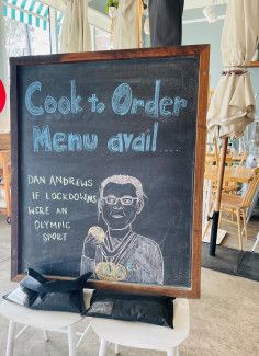 Emma Featherstone - something that made me smile - Something cheeky that made me smile this morning at my local cafe