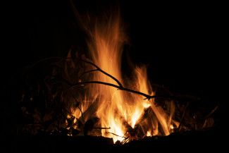 Mary Orsino - emotion - sitting around the fire and watching the flames is so calming and the heat is so comforting. So many happy memories with friends and family around campfires.