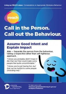 Call in the person poster