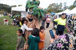 Love spending time out and about with the community