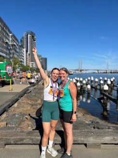 Run for the Kids with daughter Tyla