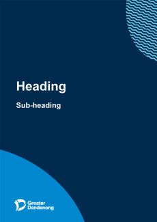 Corporate Document Template - Blue Tapestry