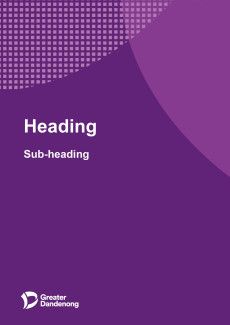 Corporate Document Template - Purple Tapestry