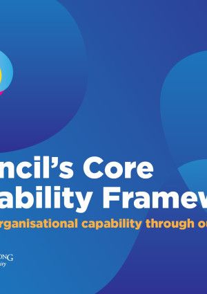 Document cover Counci's Core Capability Framework