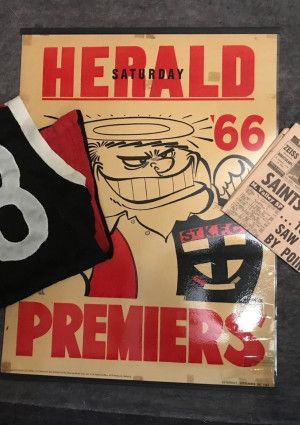 football memorabilia. 